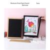Wooden Magnetic Picture Frame With Instants Art Change Function For Home Office Decors Fit Kids Drawing Photos Display