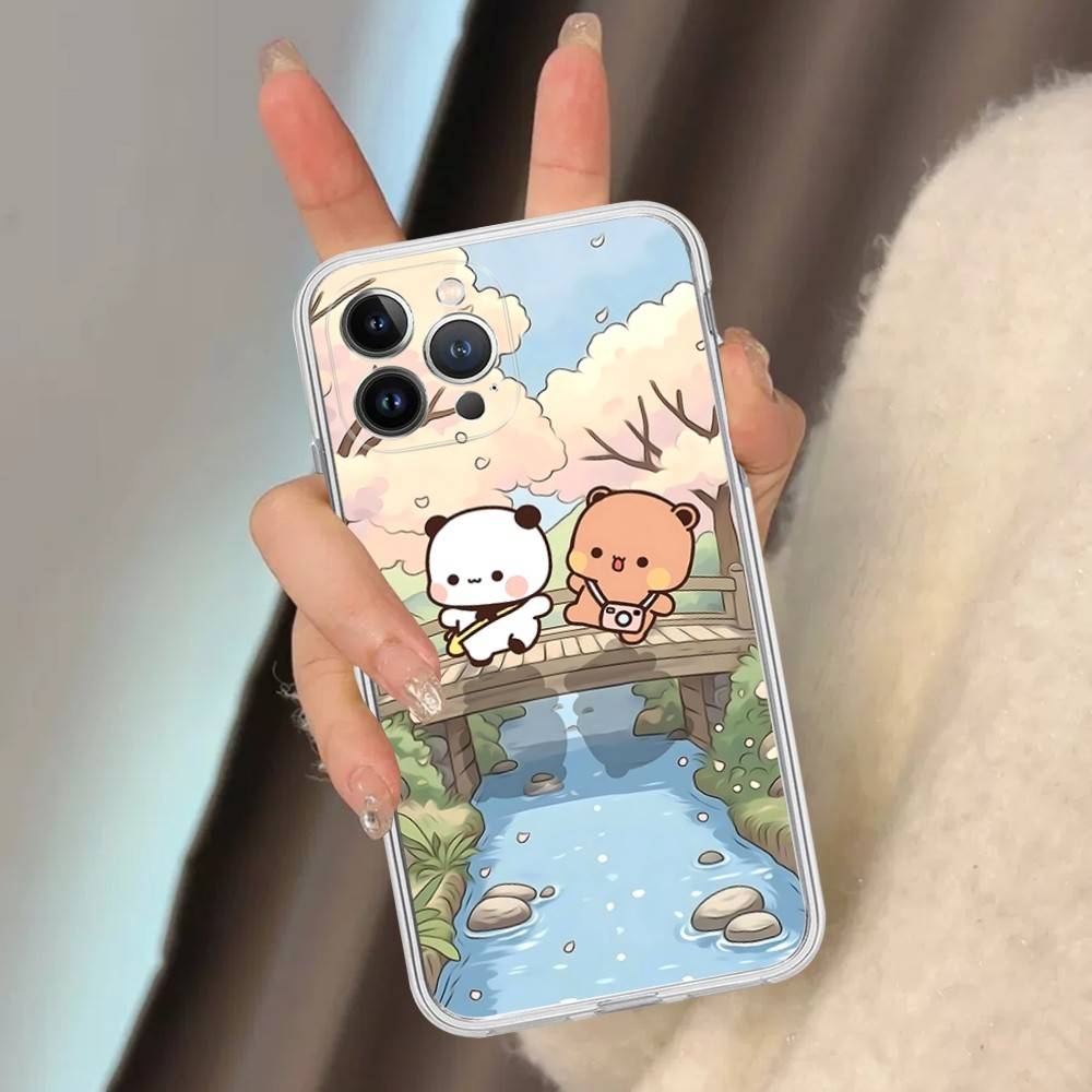 Cute Bubu Dudu Phone Case For IPhone 11 13 16 12 17 14 15 Pro Max Plus Soft Clear Back Cover Coque