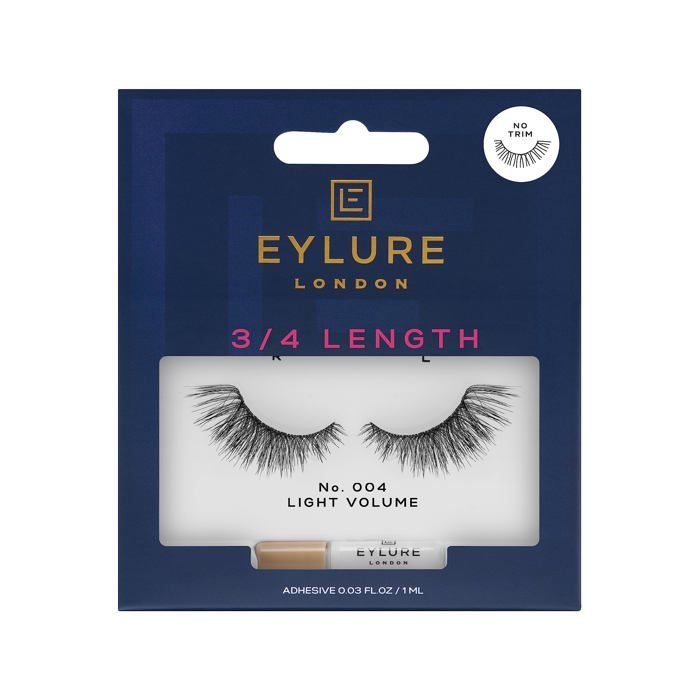 Faux-cils - Eylure - 004 - Longueur 3/4 - Réutilisable - Huile de pépins de raisin