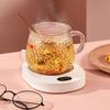 Energy Saving Thermostatic Coaster Oval Shaped Electric Heating Cup Pad Safe Cup Warmer  Dormitory