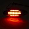 20PCS Flatline Amber Oval Semi Truck 24LED Marker Lights 12v Trailer Lights LED Lamp Truck Replacement Side Light