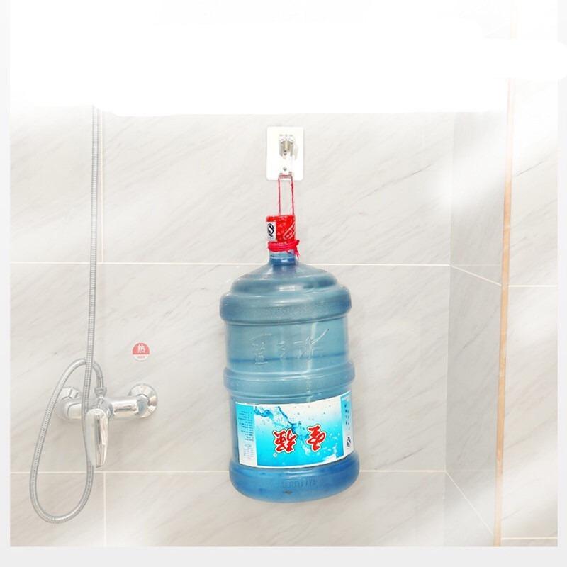 Bathroom Adhesive Adjustable Wall Mount Shower Nozzle Holder Bracket No Drilling