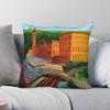 David Hockney Salts Mill Saltaire Yorkshire Tray Pillowcase Polyester Linen Velvet Zip Decor Throw Pillow Sofa Cushion Cover 18"