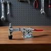 1Pcs Gh-225-D Antislip Rubber Pressure Tip Horizontal Quick-Release Horizontal Clamp 227Kg Holding Capacity Toggle Clamp