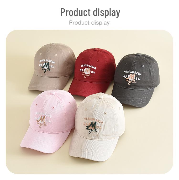 Einfarbige Baseballkappe für Kinder - Winddichte und Sonnenschutz-Hut für den Außenbereich