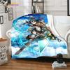 Attack On Titan Blanket Cover Anime Blankets for Beds Sofas Soft Carpet Warm Bed Sheet Bedspread Bedding Queen Size Room Decor