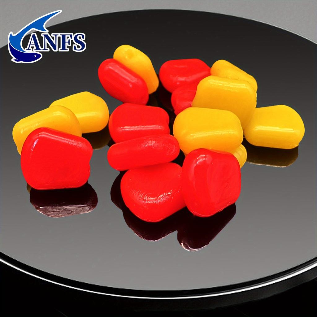 50pcs Ultra-Realistic Corn Kernels Fishing Lure Soft Fishing Bait Cool Fishing Tackle Pesca