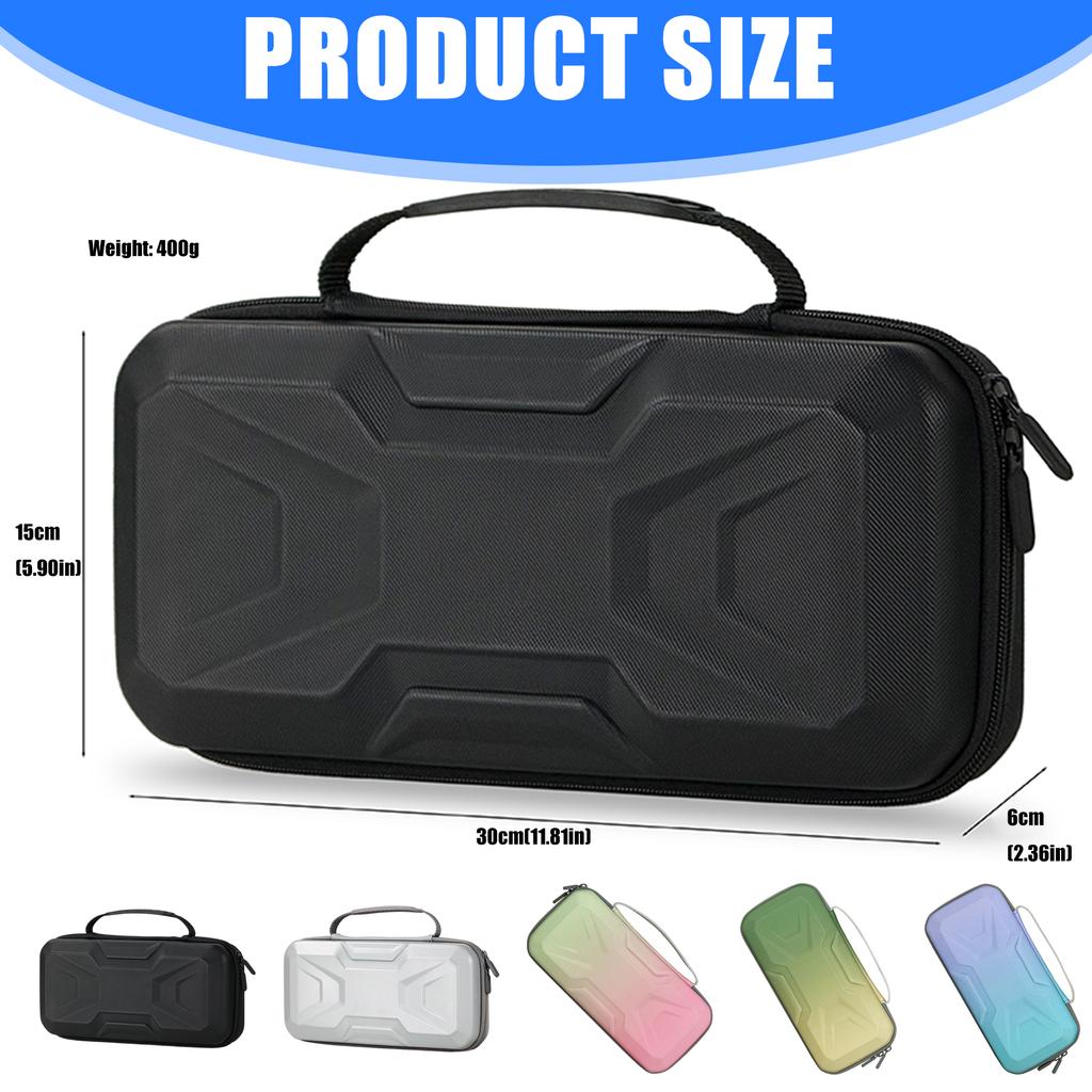 Console Hard Pouch EVA Bag for NS2 Shockproof Travel Carrying Case with Pocket and Handle Scratchproof Storage Box