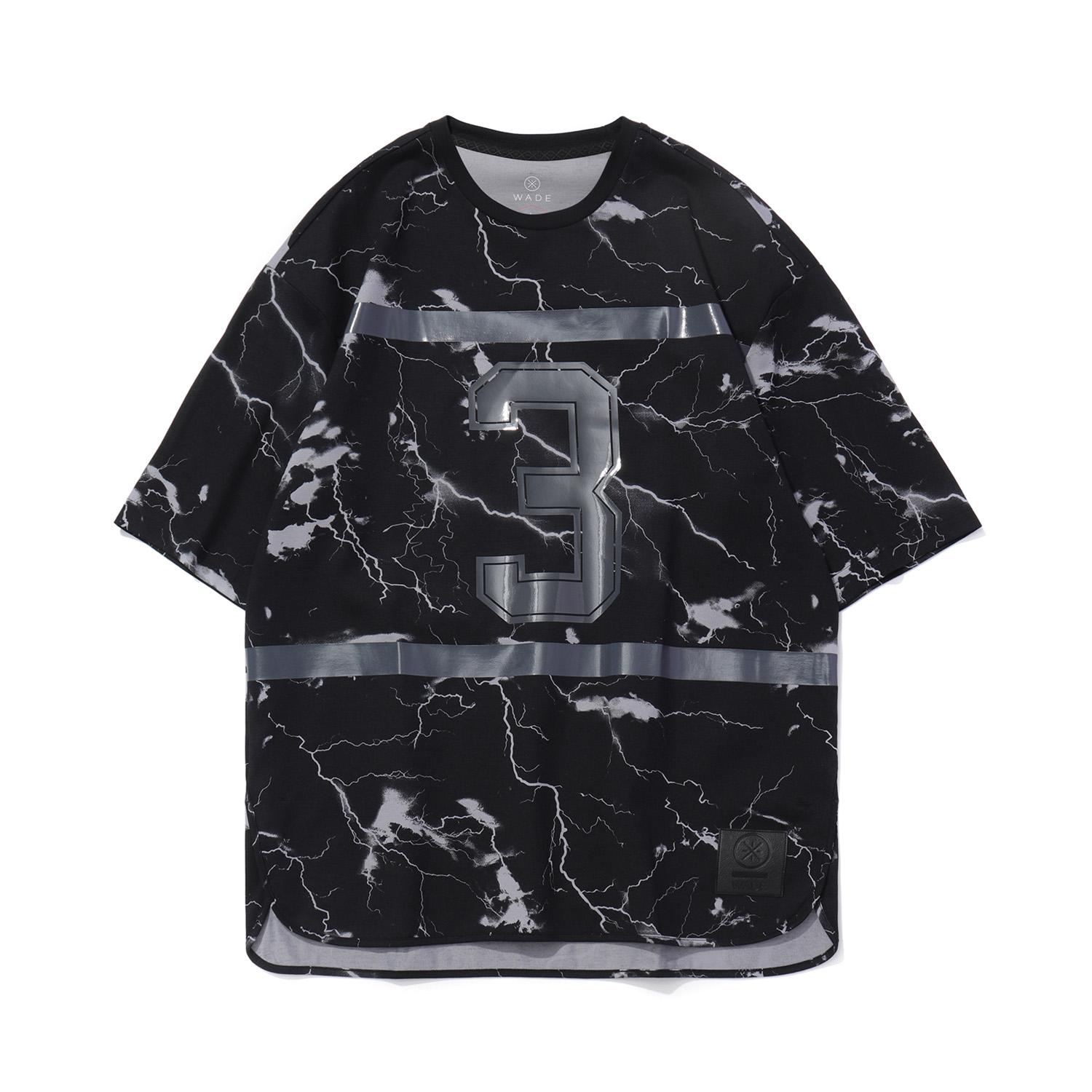 

Li Ning Серия Wade Футболка с принтом по всей поверхности Удобная Дышащая Универсальная Свободная с коротким рукавом Унисекс Топы Черный AHSQ479-1 L