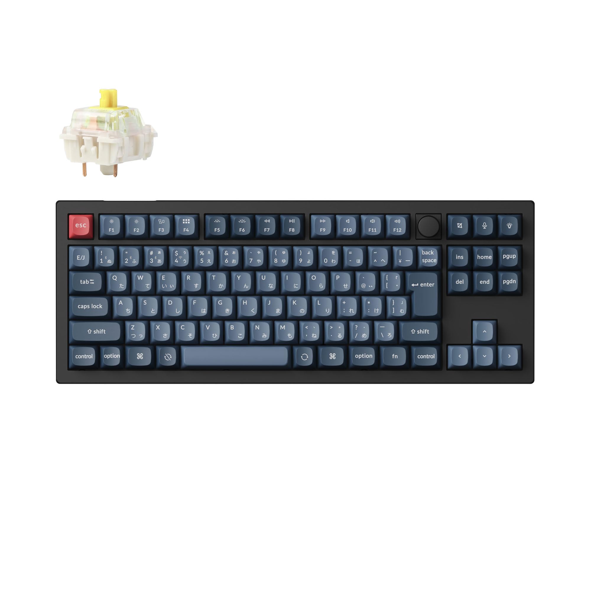 

V3 Max QMK wireless custom mechanical JIS RGB hot swap compatible Gateron Jupiter mechanical mount Windows Linux compatible Jupiter mechanical banana