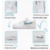 Nike Air Force 1 Low GS Rainbow Lace Swoosh Kids Sneakers White Multi-Color Terra-Blush FQ4948-100