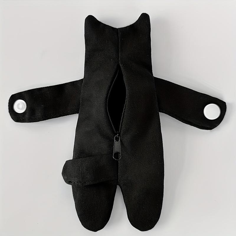 Featuring an Inner Compartment, a Convenient And Space-Saving Storage Solution,Cuddly Cat Pouch