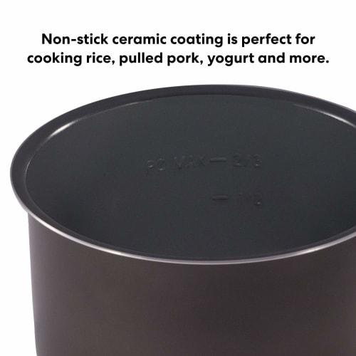 Instant Pot Ceramic Inner Slow Cooking Pot, 6 Quart, Non-Stick Coating, Rice Cooker