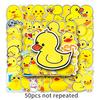 Cute Duck Stickers Yellow Duck Waterproof Vinyls Decal for Birthday Party Favor Baby Shower Decorations Classroom Reward Gifts.
