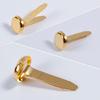 100 stuks Mini Brads Patroon Zakclips Ronde Kop Clips Metalen Ronde Kop Clips