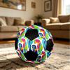 1 pezzo Calcio Sportivo all'Aperto Colorato Astratto, Taglia 5, Sensazione Confortevole e Durevole, Regalo yy26060428
