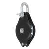 Single Pulley Roller Heavy Duty Universal 0.5T Load Lifting Crane Snatch Block Bearing Hook Boat Accessories