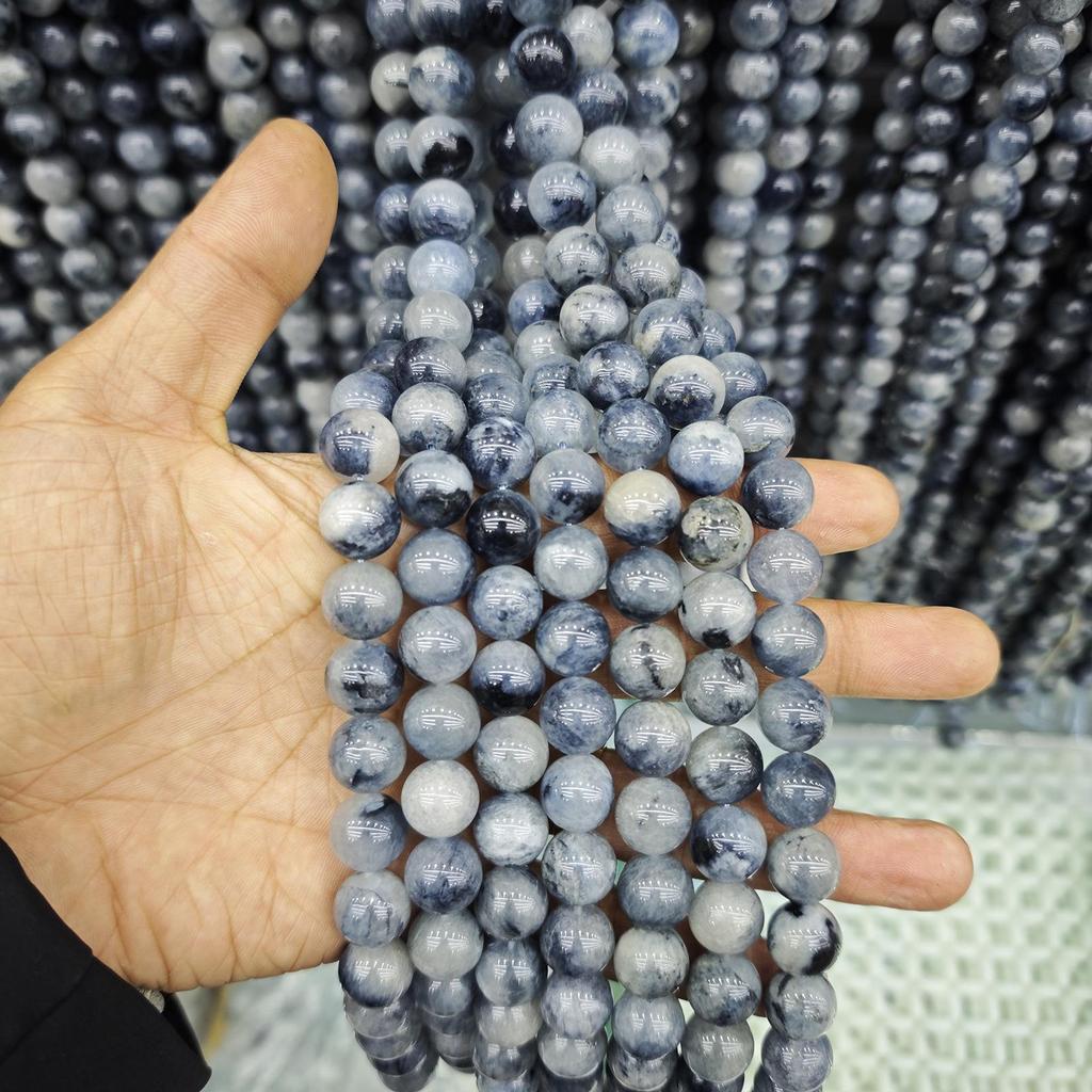 Blue Series Aquamarine & Blue Lace Agate Natural Stone Beads for DIY Jewelry