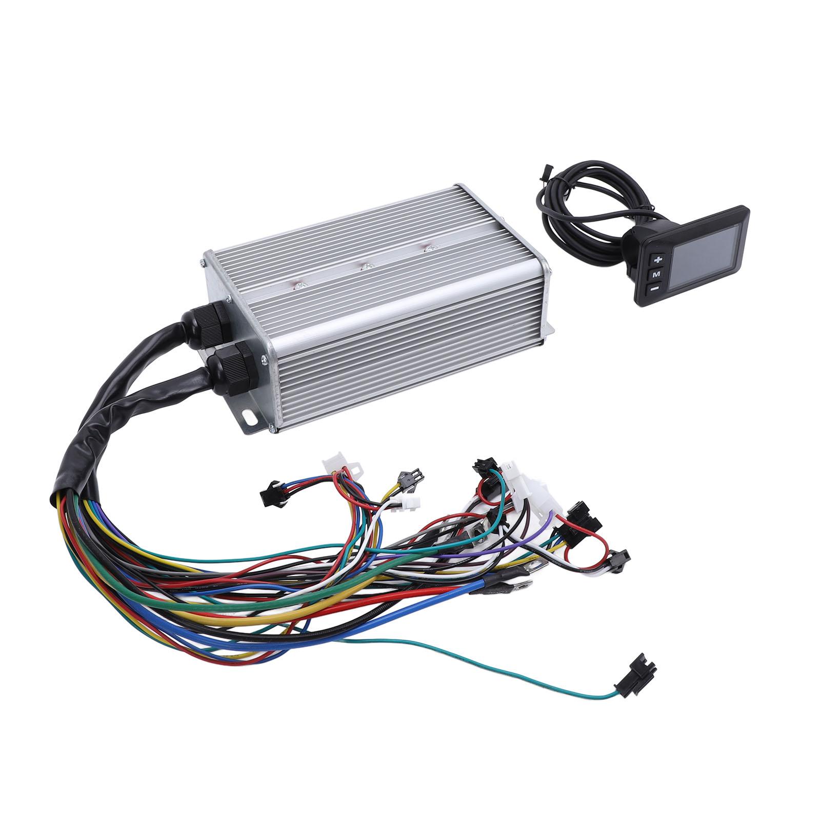 

36V 48V 60V 1500W 50A Electric Bike Controller Kit Aluminum Alloy Brushless Controller with G51 LCD Display Control