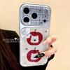 Apple Stripe West Highland Suitable for Iphone16promax Apple 17 Electroplating Windows Epoxy Double Stick Mobile Phone Case