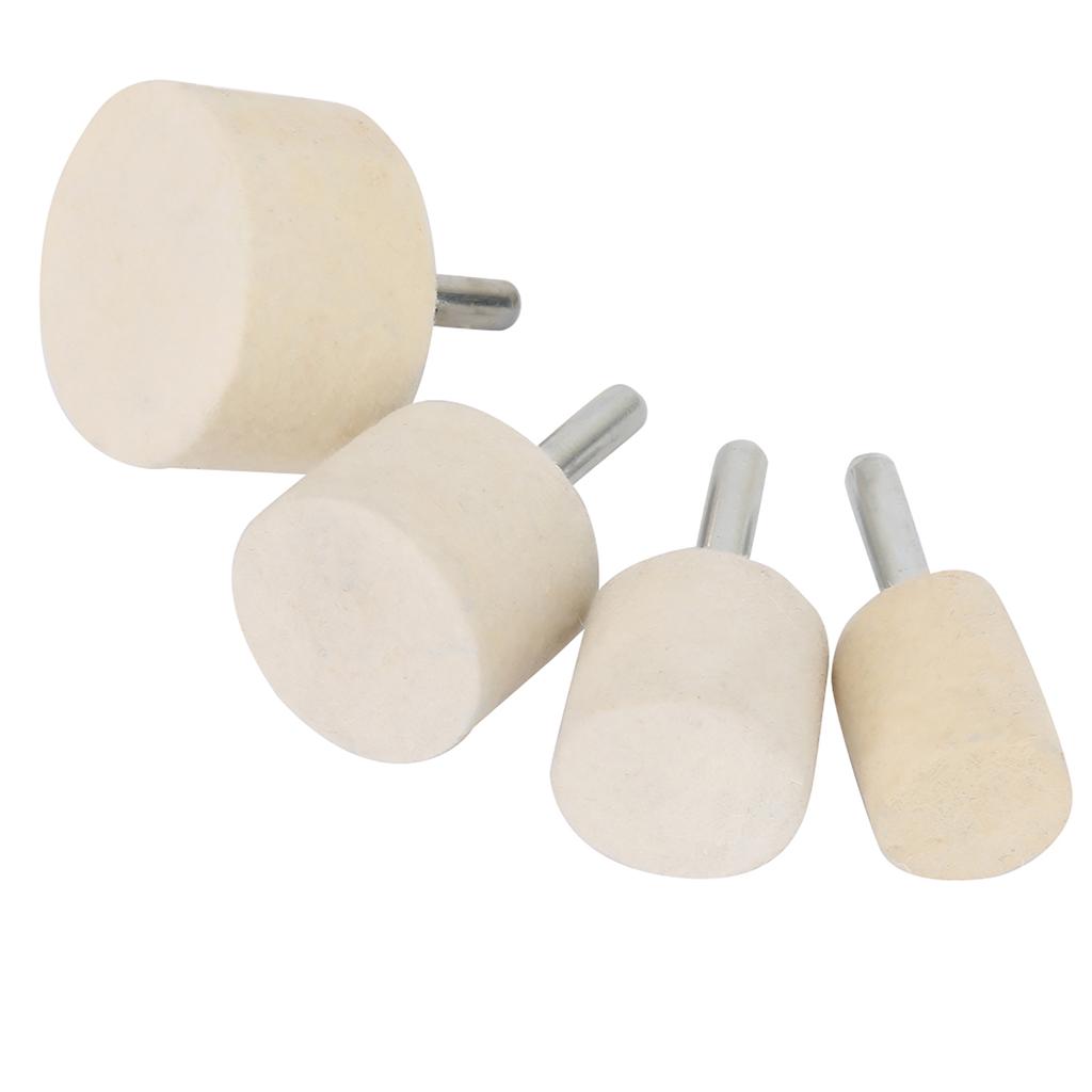 5 Set of Cerium Oxide Powder   4Pcs Wool Felt Polishing Buffing Wheels