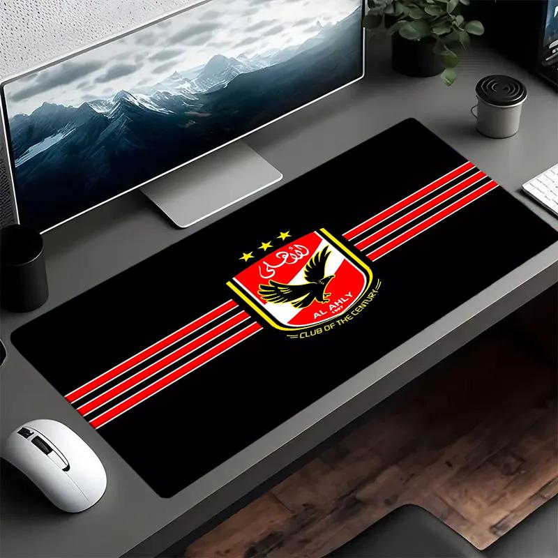 Al Ahly Fc Crest Design Mouse pad Mouse pad, Gaming Mouse Pad, keyboard pad, Desk Decor for computer notebook Fan Gift Birthday Gift