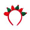 Knit Christmas Hat Headband for Women, Cute Finger Hat Party Hair Accessory