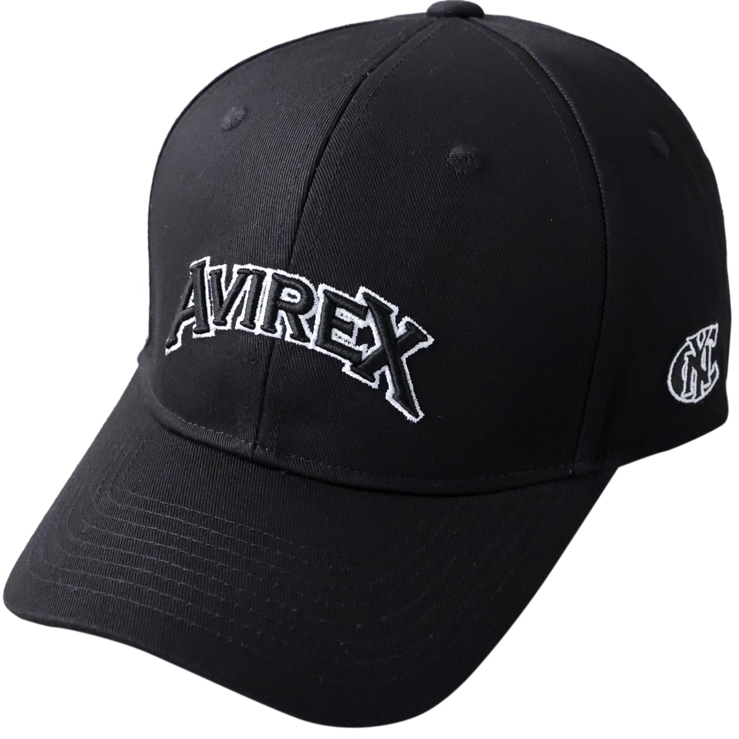 

AVIREX Военная бейсболка VARSITY с 3D-логотипом из хлопкового твила, в американском повседневном стиле, летняя, размер 069, мужская низкопрофильная кепка, вышитая, стильная, кепка, черная,