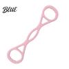 Portable Fitness Bands Figure 8 Resistance Band with Handle Anti-slip Men Women Chest Pilates Expander Elastic Strap Arm Back Shoulder Stretch