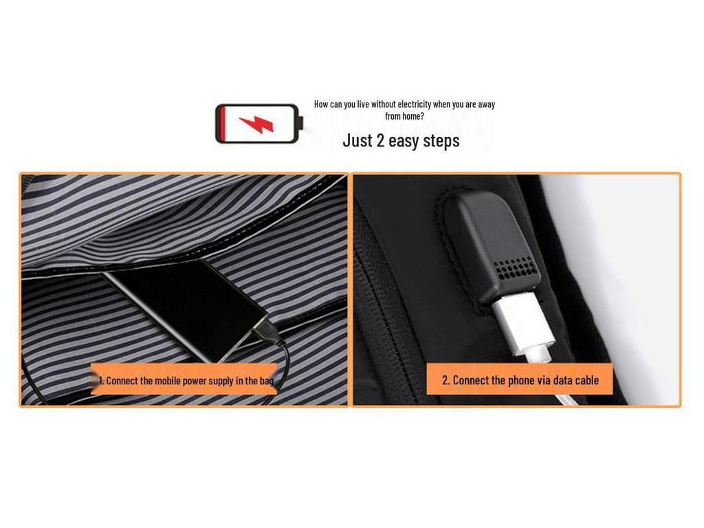 Cross-Border Fashion Multifunctional Student Backpack - Large Capacity Outdoor Travel & Casual Computer Bag for Men