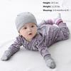 Coveralls for long baby zippered front baby shower months [MAMIMAKA] newborns, sleeves, clothes, pajamas, autumn/winter, opening, gift, 0-3