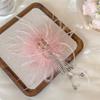 Autumn and Winter New Style Super Fairy Feather Catch Clip Large Hair Volume Large Back of The Head Shark Clip Pure Desire Wind Hair Clip Headdress