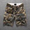 New Summer Casual Shorts, Cotton Loose Camouflage Work Pants, Men's and Youth Straight Leg Men's Pants
