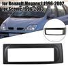 Color Black 1 Din Radio Fascia High Quality ABS Plastic Sleek Design Stylish Car Interior Enhanced Functionality