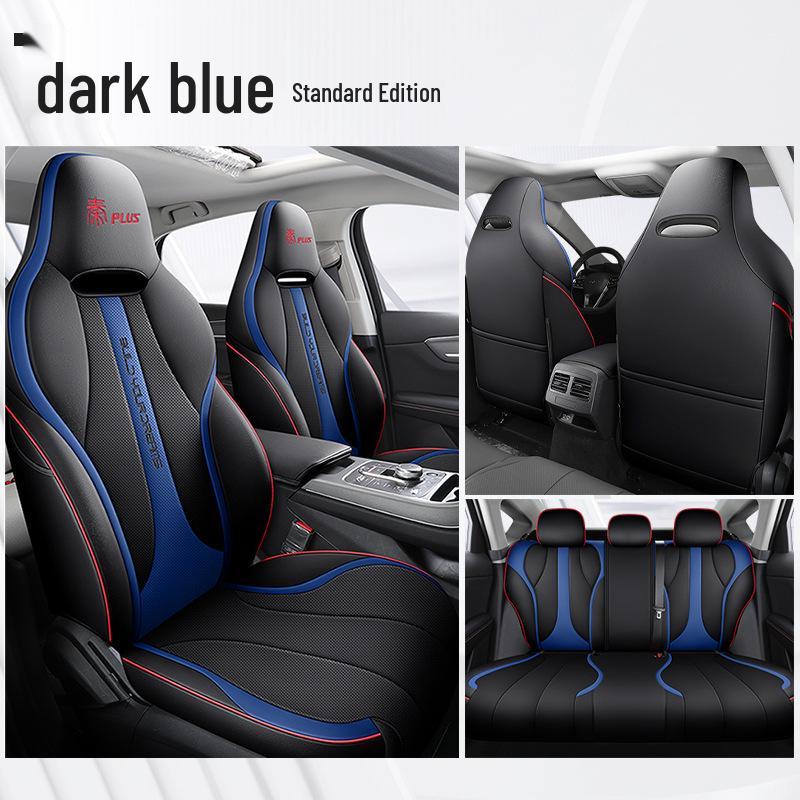 DJGY Sportovní kožený potah sedadla pro BYD Qin PLUS - Celoroční polštář