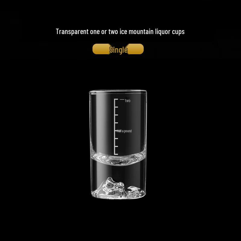 

Crystal Baijiu Glass with Gold Scale 1 Liang