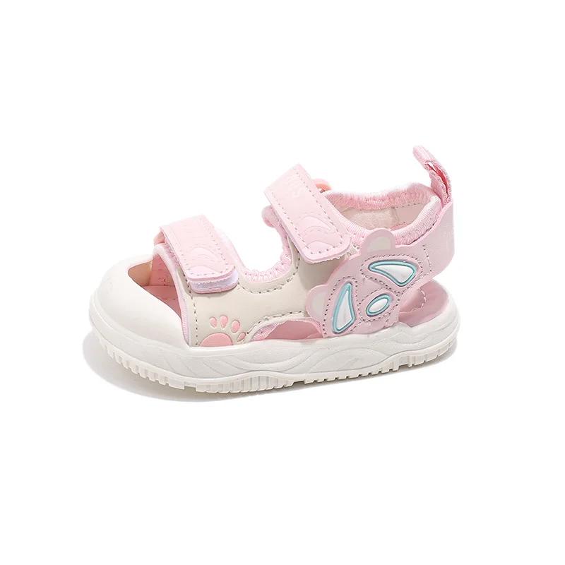 Summer Baby Sandals for Girls Boys Soft Bottom PU Leather Children Shoes Fashion Little Kids Beach Sandals Toddler Shoes I03065