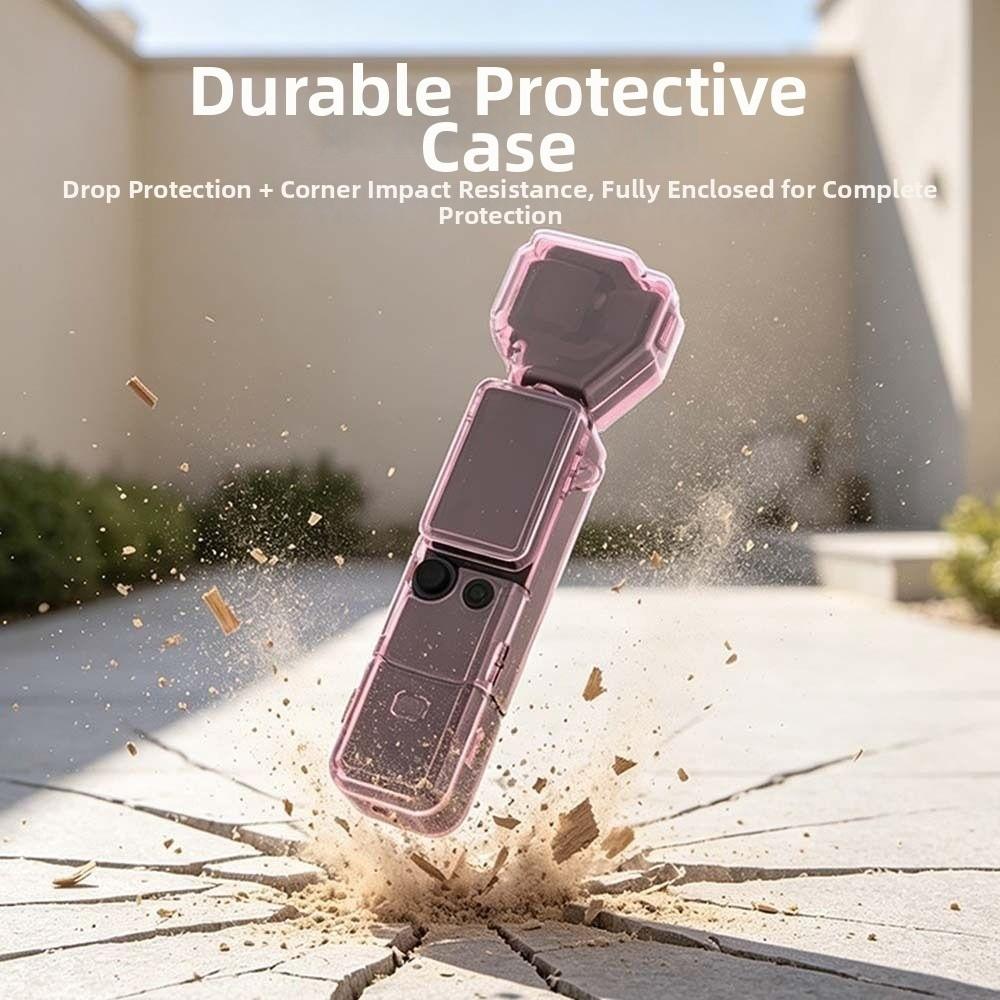 Full Coverage Protective Case Quick-Open Storage Case New Screen Protector for DJI Osmo Pocket 4