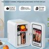 Domowa Mini Lodówka 8L Zamrażarka Samochodowa Przenośna Lodówka Samochodowa Lodówka na Kosmetyki i Jedzenie