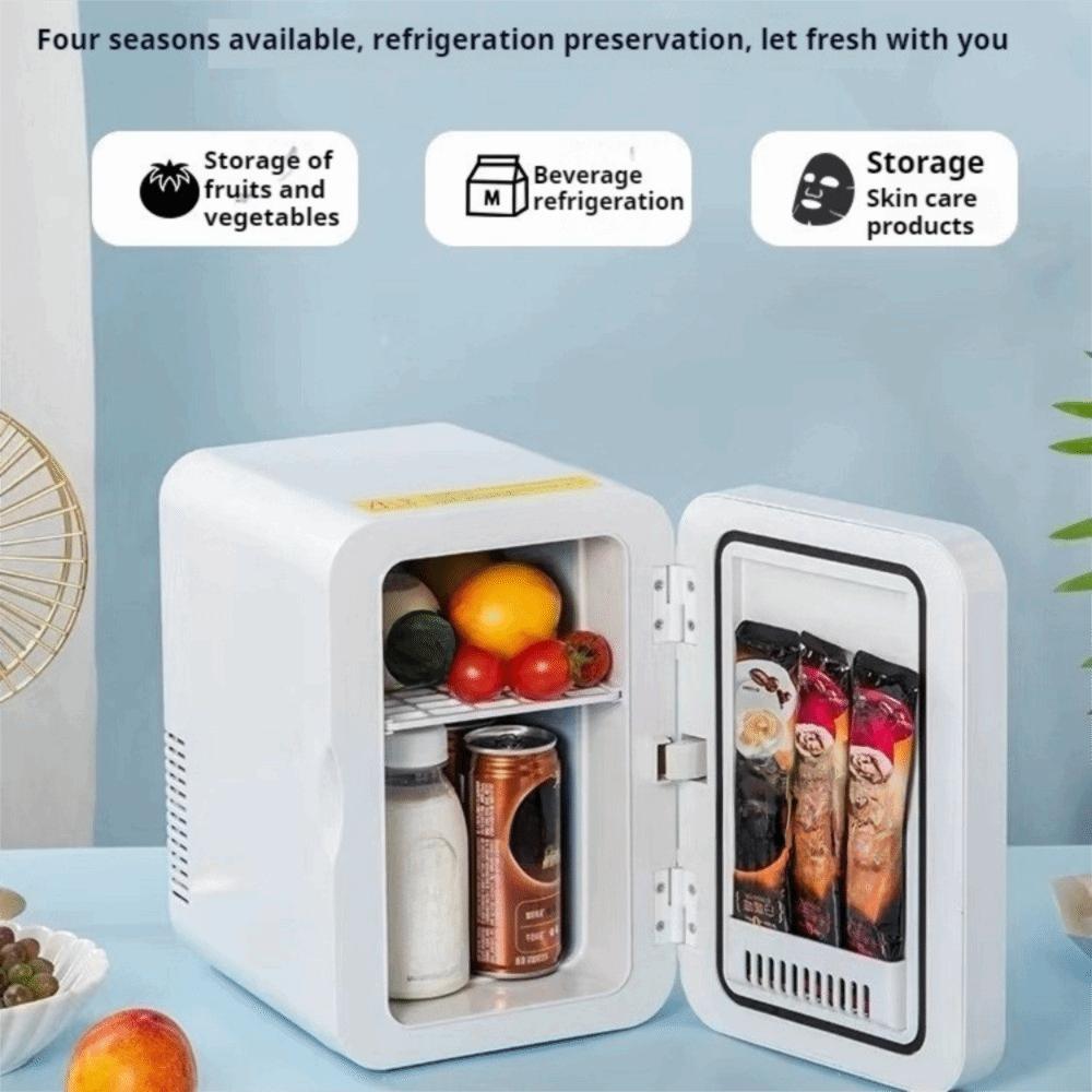 Domowa Mini Lodówka 8L Zamrażarka Samochodowa Przenośna Lodówka Samochodowa Lodówka na Kosmetyki i Jedzenie