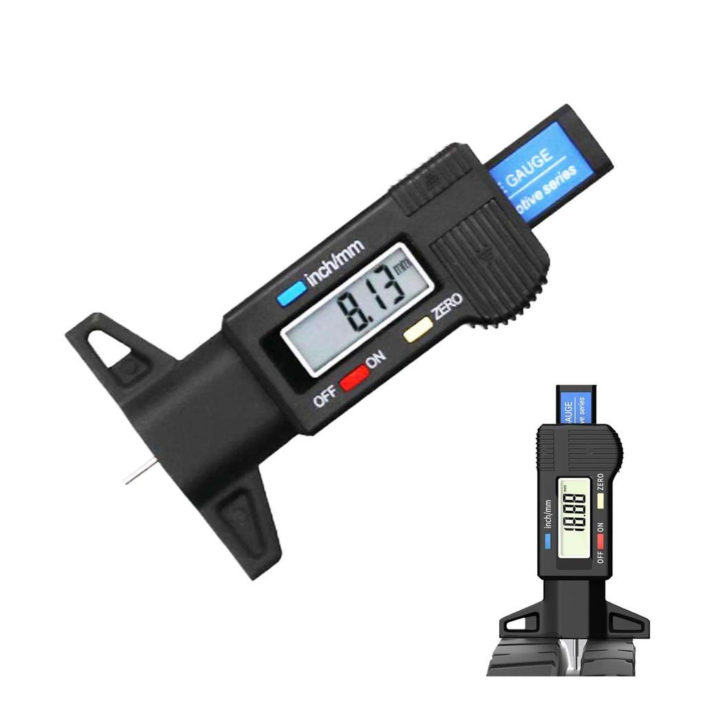 Tire Groove Depth Gauge Digital Depth Gauge 0-25mm Included, Small, Tire Depth Gauge,
