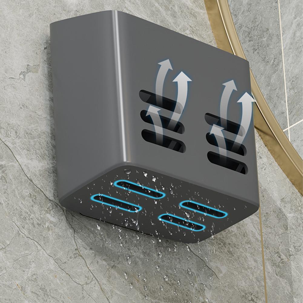 Raft Baie Organizator Depozitare Machiaj Rafturi Articole de Toaletă Montat pe Perete Pieptene Aparat de Ras Machiaj Îngrijire Piele Accesorii Depozitare Baie