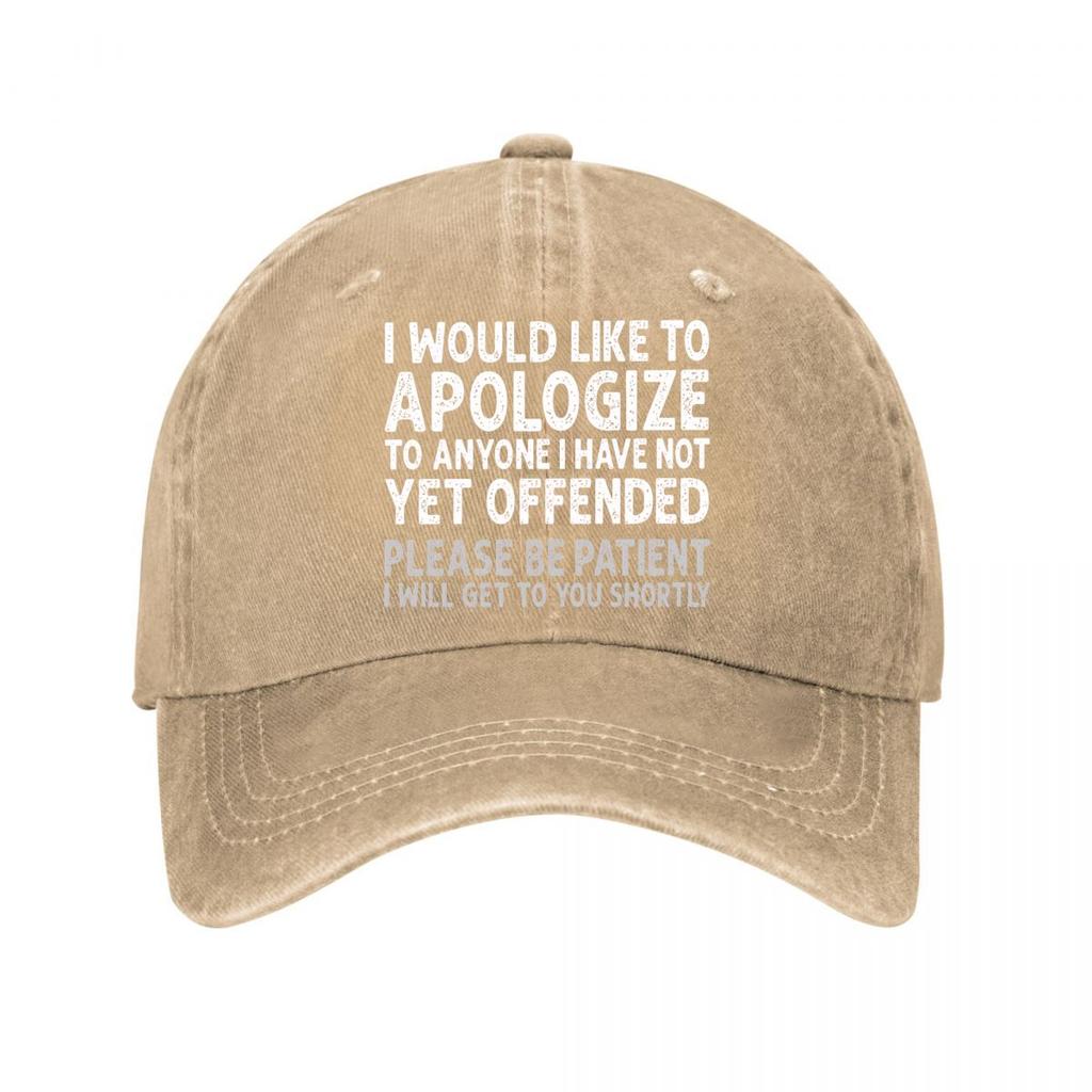 Working Hardly Please Be Patient Funny Sarcastic Quote Washed Baseball Cap Outdoor For Womens Unisex FeUnisex