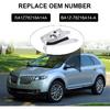 Chrome Door Handle Lock Cylinder Cap Driver Compatible with Ford Lincoln | Edge MKX Explorer 2011-2019 Handle Cover with Keyhole Replacement for