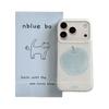 Bow Star Blue Apple Case for iPhone 17 Air, Hard Case for iPhone 16, 15