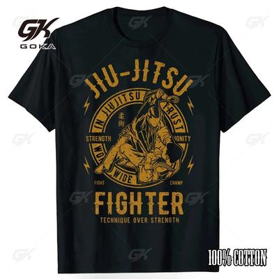 New Fashion T Shirt Summer Men 100% Cotton Cool Casual JIU JITSU BJJ TEE Brazilian Jiu Jitsu Fashion Funny New T Shirt