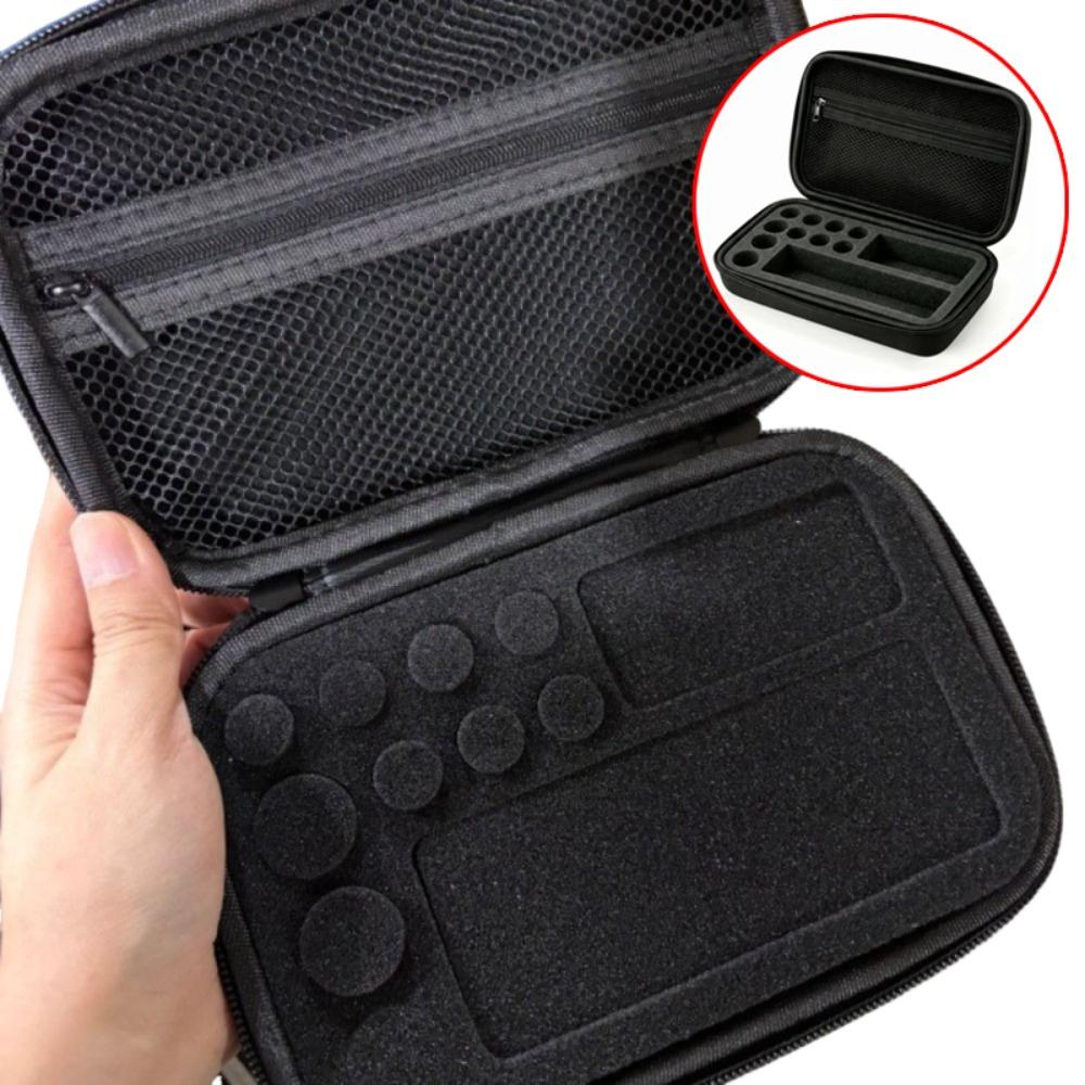 

Waterproof Insulin Vial Protector 8/10 Slots Insulin Organizer for Home Inner Black Style B
