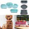 Silicone Baking Pan Set Non-Stick Heat Resistant Round Square Loaf Molds for Bread Brownies Desserts Kitchen Bakeware Tools