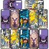 Phone Case for Samsung Galaxy S25 S23 S22 S24 Ultra FE Plus S9 A05 A06 A15 A16 A36 A37 A35 A54 A55 A56 A57 A25 A53 A17 Poster Pokemon GO Pikachu Cover