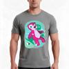 737 Down Over Abq Tshirt Summer Casual Cotton Tee Oversized Streetwear Tops Vintage Graphic Print Loose Fit Short Sleeve